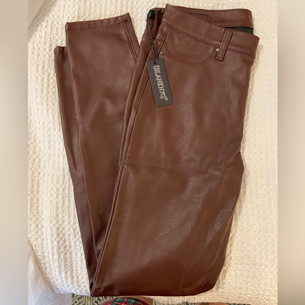BLANKNYC Faux Leather Pants